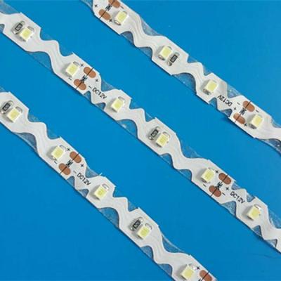 China Aluminum alloy 14000K smd2835 60leds S shape snake LED flex strip light with IP20 dc12v for sale