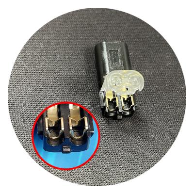 China XC-JXD-D2 18-22AWG 2pin automotive stripping unstripped led electrical light terminal quick used auto connector for sale