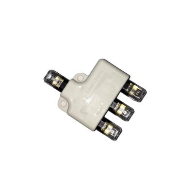 China D2 power peel non qijie button 1 for 2 1 lead 3 1 4 led light cable connector distributor splitter for sale