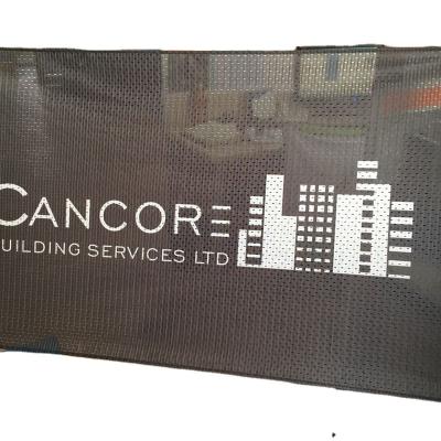 China Construction Site Hanging Branded Outdoor Advertising Mesh Banner Large Fence Scrim for sale