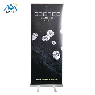 China Retractable Shopping Roll Up Portable Advertising Display Roll Up Stand Banner for sale