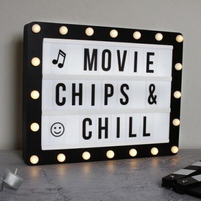 China Outdoor battery operated A4 led cinema light box lightbox with letters for sale