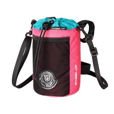 China Equipped with shoulder straps WHEEL UP Water Bottle handlebar Bags Cycling Bicycle Waterbottle Holder Front Bag For Bike for sale