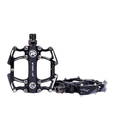 China Ultralight WHEEL UP  New Arrival Aluminium Alloy CNC Mountain Bike Sealed Bearing Ultralight Anti-slip Bicycle Folding Pedal Bicycle Part for sale