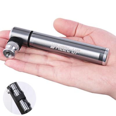 China Dual/Waterproof/comfortable/Portable WHEEL UP Mini Bicycle Hand Air Pump Portable Bike Bicycle Pump Alloy Aluminium For Bike Bicycle Accessories for sale