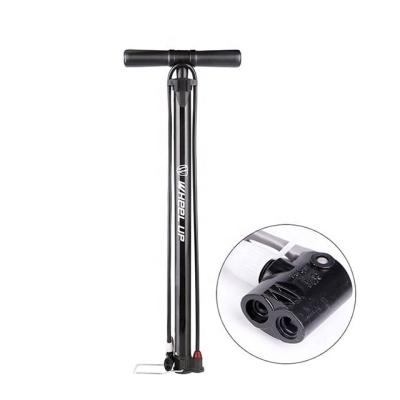 China Durable/Frost-proof And Heat Resistance Rubber Hose WHEEL UP Wholesale Bicycle Foot Pump Bike Mini Air Tire Floor Pump With 140PSI Bike Hand Inflator Cycling Pump Bicycle for sale