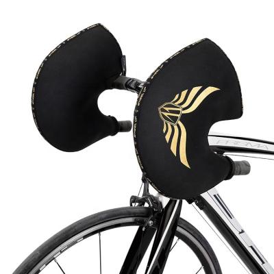 China Windproof. warm keeping WHEEL UP Cold Weather MTB Bicycle Warmer Bike Bar Covers Handlebar Mitts Road Bicycle Handlebar Mittens for sale