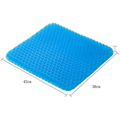 China Anti-Static Gel Cushion, Office Chair Cushion with Non-Slip Cover Honeycomb Pain Relief Sciatica Egg Crate Breathable Cushion for for sale