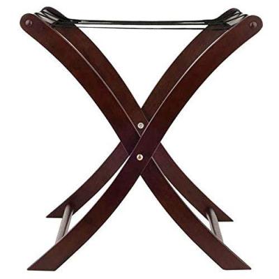 China Eco-friendly wooden luggage rack for sale