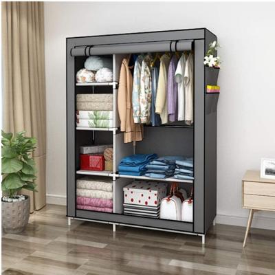 China Fabric Clothes Wardrobe adjustable model (size) for sale