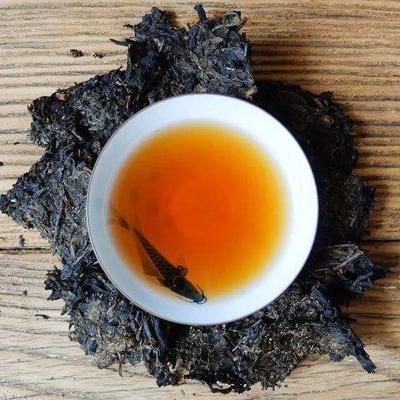 China Traditionele Chinese Theebaksteen, Anhua Big Leaf Tea Compressed Fermented Te koop