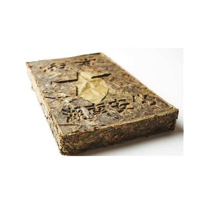 China Premium Chinese Compressed Tea Brick , Slimming Dark Black Tea Daily Drinking for sale