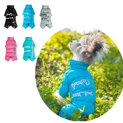 China 2021 Viable High Quality Warm Pet Clothes For Cold Winter Dog Down Jacket Designer Dog Clothes for sale