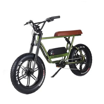 China Hot Sale 38KM/H Aluminum Alloy Steel Frame OEM 48V 14.5AH Speed/Torque Sensor Pedal Assist Fat Foldable Electric Bike for sale