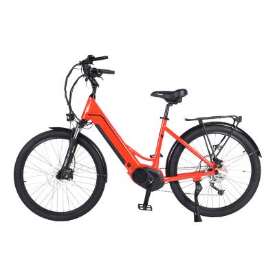 China High Quality Aluminum Alloy Brake Shimano 10S Drive Motor 48V 10.4-14AH Lithium Battery Hydraulic City E-Bike for sale