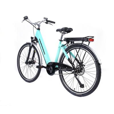 China Popular Aluminum Alloy 620mm Tire 26x1.95 Disc Brake LED Light F/R Handlebar Light Lady E-Bike for sale