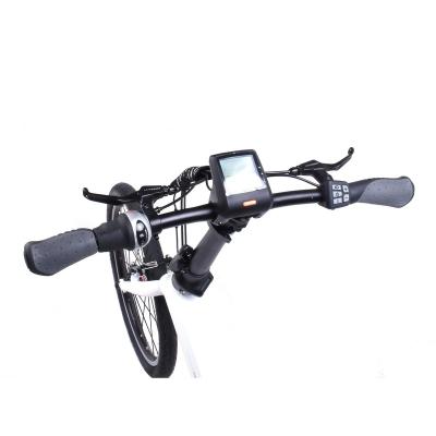 China New Design Aluminum Alloy Frame Aluminum Alloy Rim Mid Bafang Hub Motor With Lithium Battery Folding Electric Bicycle for sale