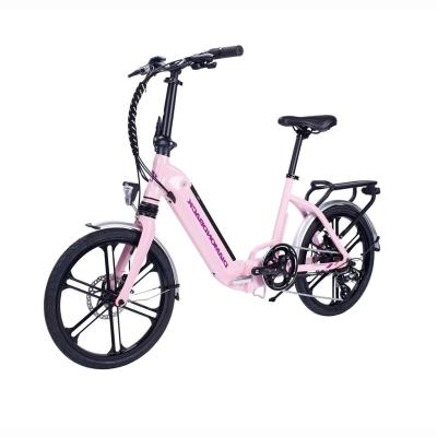 China Aluminum Alloy Hot Sale Mini Folding Electric Bike 48V 10.4-17.5AH Lithium Battery Torque Sensor Pedal Assist Folding E Bike for sale