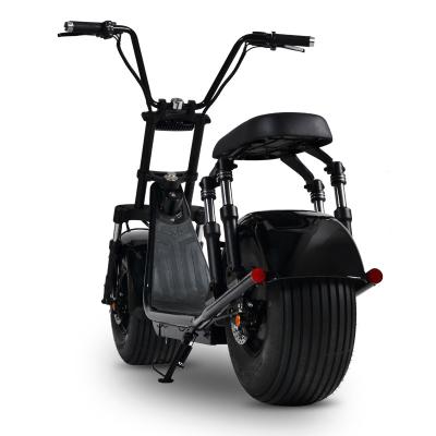 China QINIU 1000w/1500w 60v 13.6ah/21.8ah 60-80km range scooter electric adult tandem motorbike electric motorcycle for sale 18*9.5 inch for sale