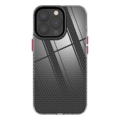 China Honeycomb Shockproof Space For Iphone 13 Case Anti-fall TPU Clear Shockproof Cover For Samsung Galaxy S22 for sale