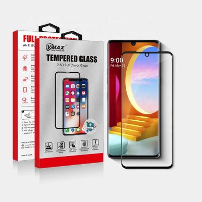 China Cell Phone 2.5D Tempered Glass Screen Protector Full Coverage Anti Scratch HD Bubble Free For LG Velvet 2020 for sale