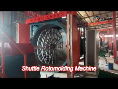 2-carriage shuttle rotomolding machine ，automatic roll molding machine，rotoplastic machine，rotoplast