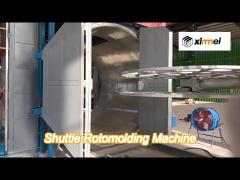 a hot air-heated rotational molding machine  chinese-made rotational molding machines