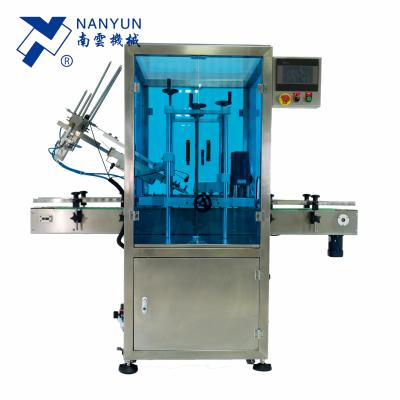 China NY-Y60 food bottle can capping capping machine for high speed fully automatic dustproof tin plastic box lid capper for sale