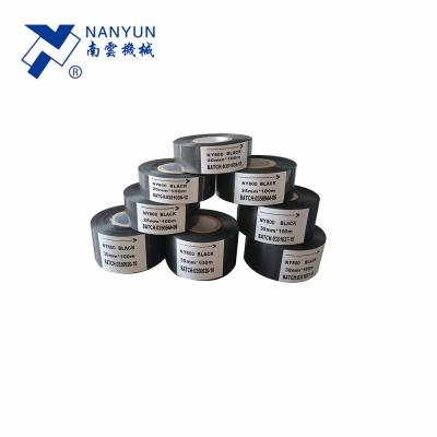 China FC2/FC3 Plastic Black Hot Stamp Dating Tape /Stamping Foil Tape For Printing No. by date and in batches. for sale