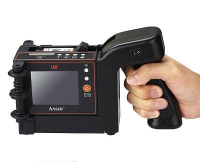 China Factory New Anser U2 TIJ Date Logo Ink Jet Coding Printer Mobile Handheld Manual Machine for Plywood Carton Box for sale