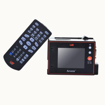 China For Printing Date Time Anser U2 Portable Mini Handheld Inkjet Batch Coding Machine with Black Color Ink Cartridge for sale