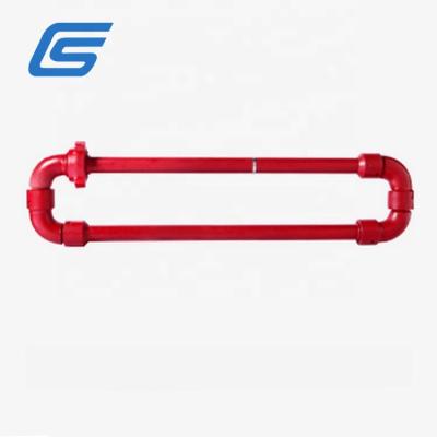 China Forged Steel Short And Long Radius API Standard High Pressure Hose Flexible Tubing Loops API 16C FMC Field Swivel Joint Long Loop Man Short for sale