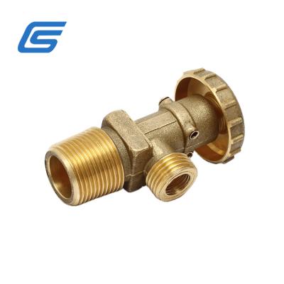 China Lpg South Africa Market Brass Gas Valve For 3kg 5kg Small LPG Cylinder for sale