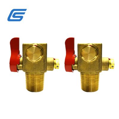 China CNG QF-T1 CNG Valve Used In Vehicle Cylinder 20MPa China Factory Supply CNG Brass Cylinder High Pressure Valve for sale