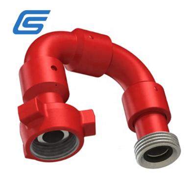 China Active Carbon Or Alloy Steel API 16C 15000psi Fig1502 Chiksan Swivel Joint Elbow For Oilfield Wellhead Equipment for sale