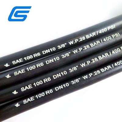 China High quality hydraulic rubber hose R5 high quality oil rubber+Steel high pressue SAEJ517 flexible synthetic rubber flexible hose SAE 100 Eco-friendly for sale