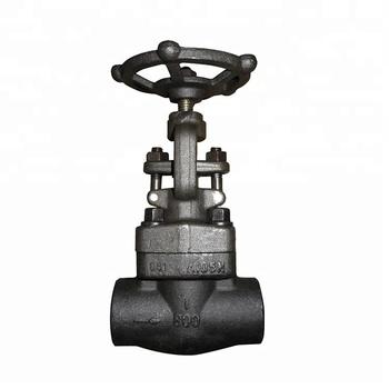 China API602 General A105N Forged Steel Solid Wedge Switch NPT 1in Globe Valve CL800 for sale