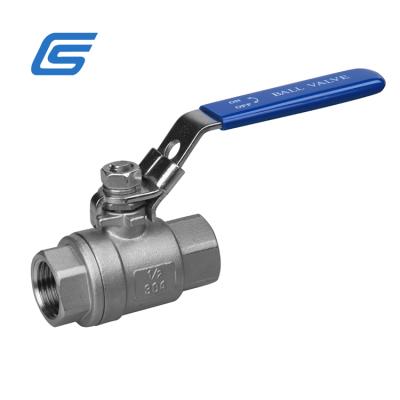 China General stainless steel cf8m SS304 SS316L NPT BSP threaded pneumatic ball valve for sale