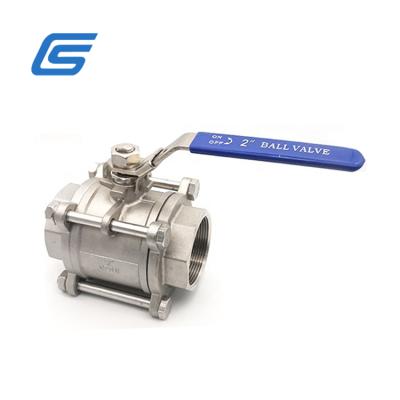 China 3 piece 3 piece body ball valve 304ss general female threaded brass caliper ball valve rf flanged ball valve for sale