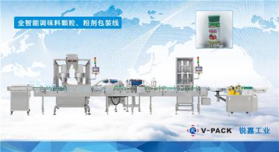 China Full intelligent powder / granules material packaging line for sale