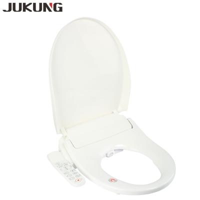 China Electronic Bidet Modern Super Slim U Shaped Female Back Wash Smart Toilet Seat With Control Panel For Hotel for sale