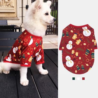 China OEM Winter Puppy Productos Para Perros Dog Coat Stylish Pet Clothes Ropa de mascota Cute Viable Christmas Warm Luxury Small Dresses for sale