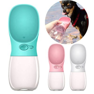 China ODM Bebederos Mascotas Perro Dog Pet Travel Drinking Water Bottle 350ml/550ml Viable Plastic Portable Leak Proof Water Bottle for sale