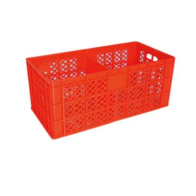 China Mesh High Quality Plastic Stackable Plastic Folding Crates For Eggs for sale