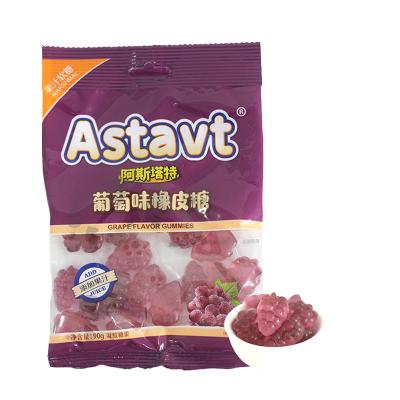 China Wholesale Factory 90g Natural Candy 3D Fruit Shape Gummy Soft Gummy Candy for sale