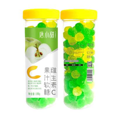 China Wholesale Fruit Flavor Vitamin C Gummies Natural Mixed Fruity Soft Gummy Soft Ball Candy for sale