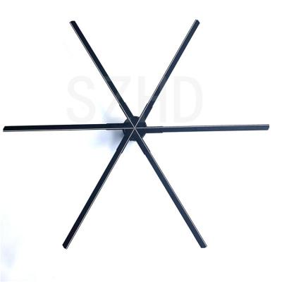 China New Arrival Shenzhen Dseelab Factory DS100H Six Blades 1536*1536 100cm Hologram 3d Indoor Fan Advertising Display Led Fan for sale