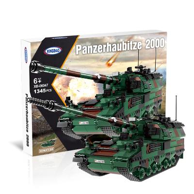 China Simulation Xingbao Model 06047 Panzerhaubitze 2000 Building Blocks German Kampfpanzer Military Toys For Children for sale