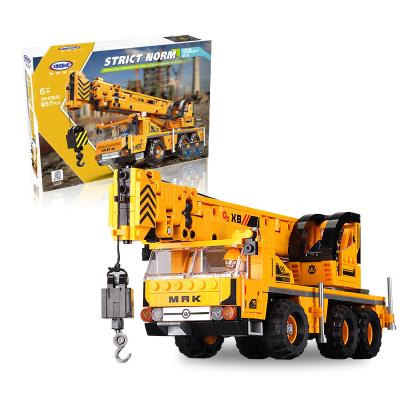 China Intelligence Toys Xingbao 03036 Off-Road Truck Technical Building Blocks Engineering Car Toy Crane Bricks Building Toys for sale