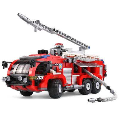 China Intelligence Xingbao Toys 03028 City Fire Fighting Truck Building Blocks Toys Rescue Vehicle Toys For Children Building Toys for sale